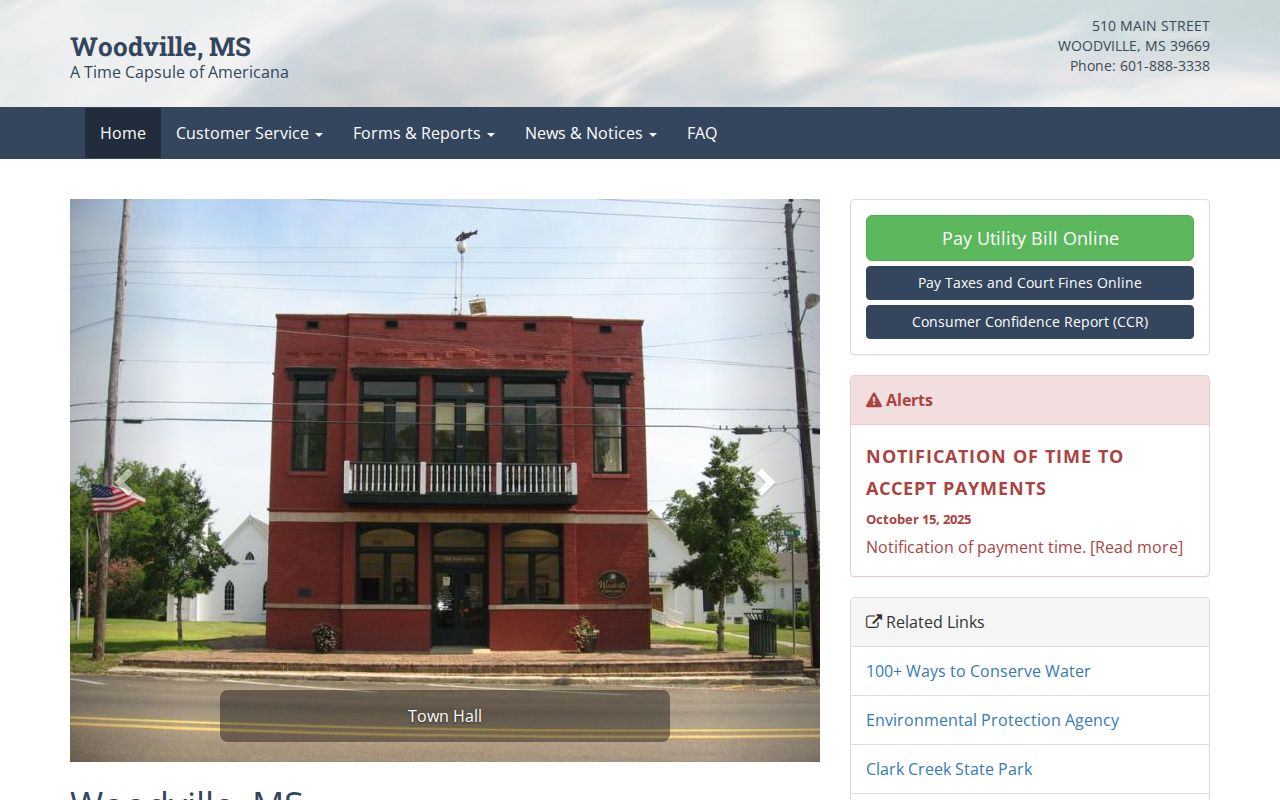 Wilkinson County Woodville municipal arrest record routing source